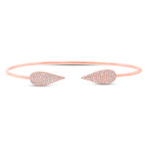 0.38ct 14k Rose Gold Diamond Bracelet